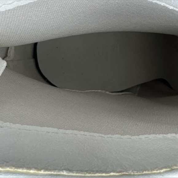 Women’s White High Stiletto Pointed Toe Ankle Boots Sz 7.5 US - Picture 11 of 12